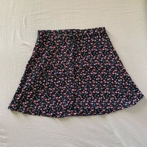 H&M floral mini skirt